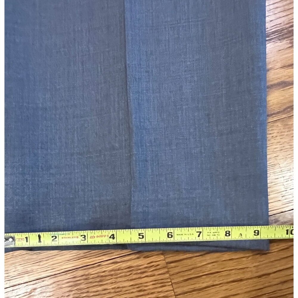 LL‎ Bean Mens Charcoal 100% Wool Comfort Waist Cuff Dress Pants 38x29 - Picture 13 of 14
